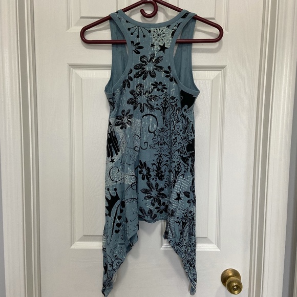 Disney Princess Once Upon a Time Blue Sleeveless Tank - Picture 7 of 10